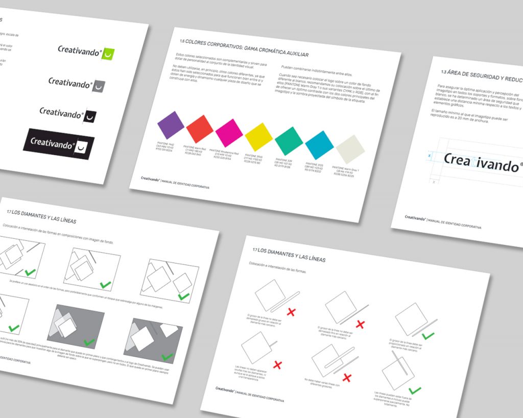 Manual de identidad corporativa de Creativando