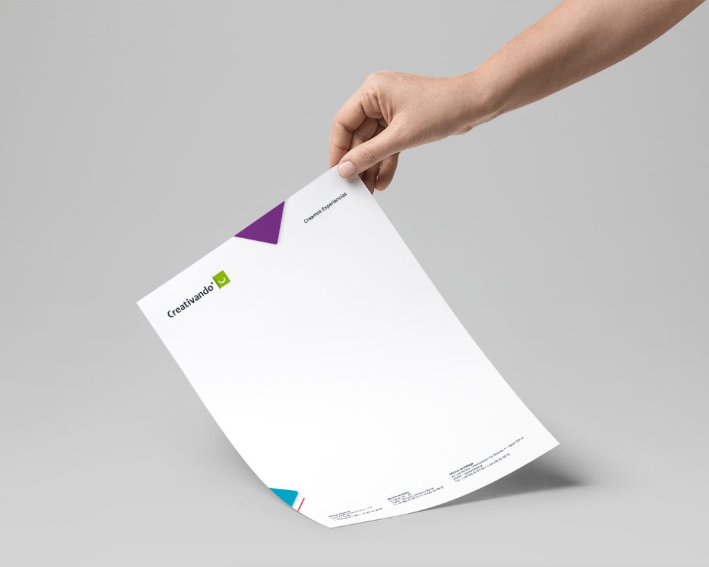 Hojas de carta de Creativando