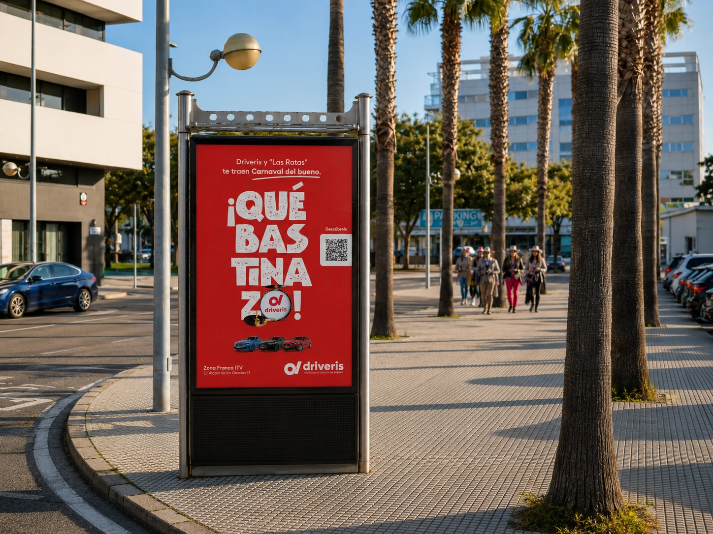 MUPI cartel publicitario en Cádiz