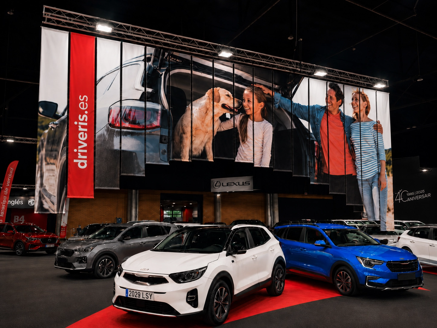 Stand de Driveris en el Salón del Motor 2025 en el Palacio de Exposiciones y Congresos de Sevilla (FIBES)