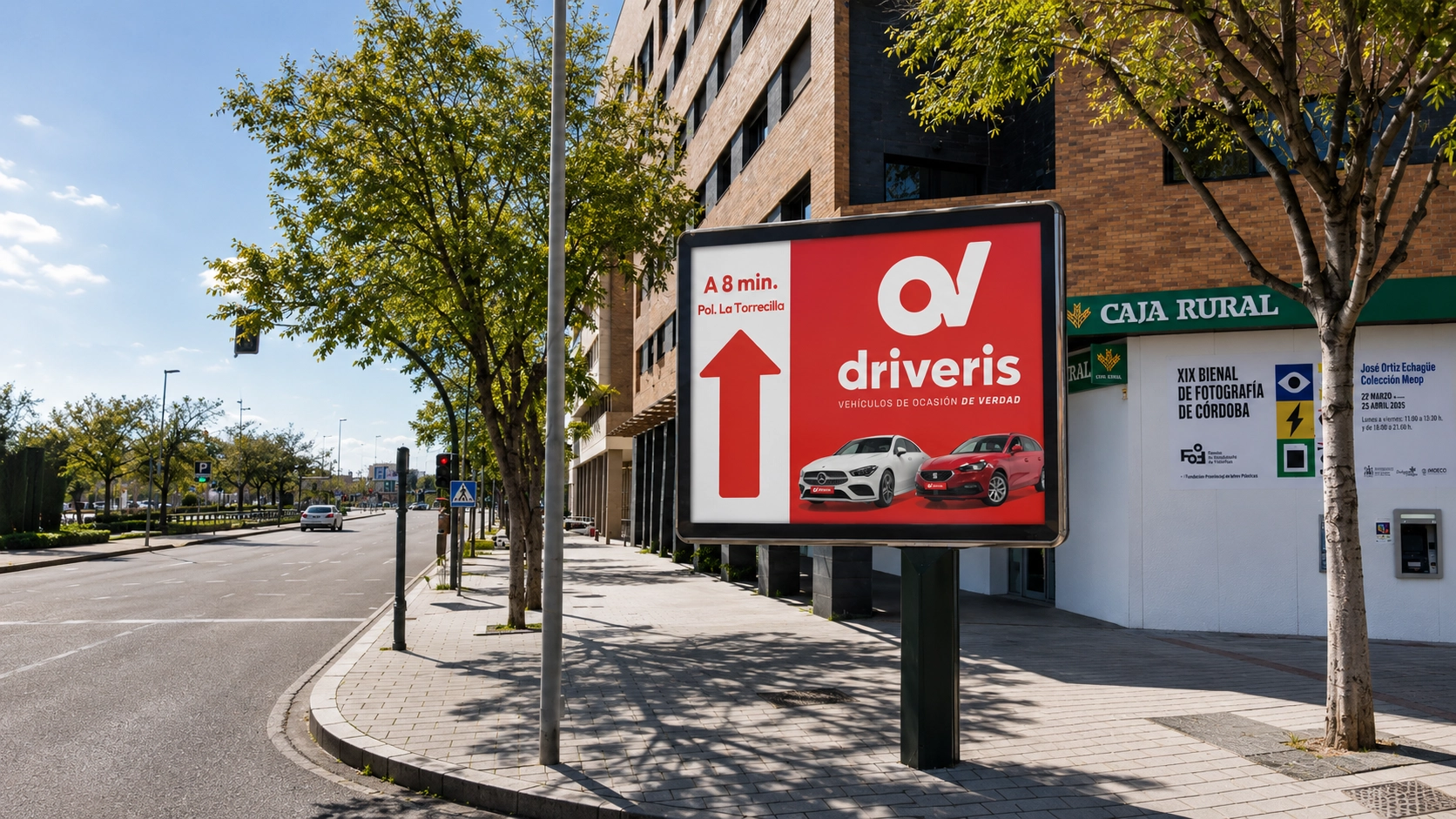 Valla publicitaria Driveris en Córdoba